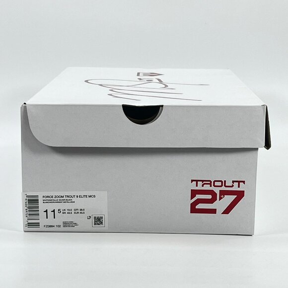 Nike Force Zoom Trout 9 Elite MCS \'Metallic Silver\' FZ0884-102 Cleat Multi Size main image 6